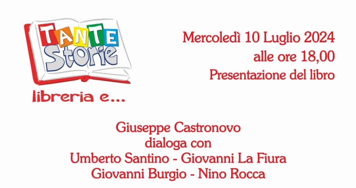 Mercoledì 10 luglio da Tantestorie                          la presentazione di “Mafia & Droga”