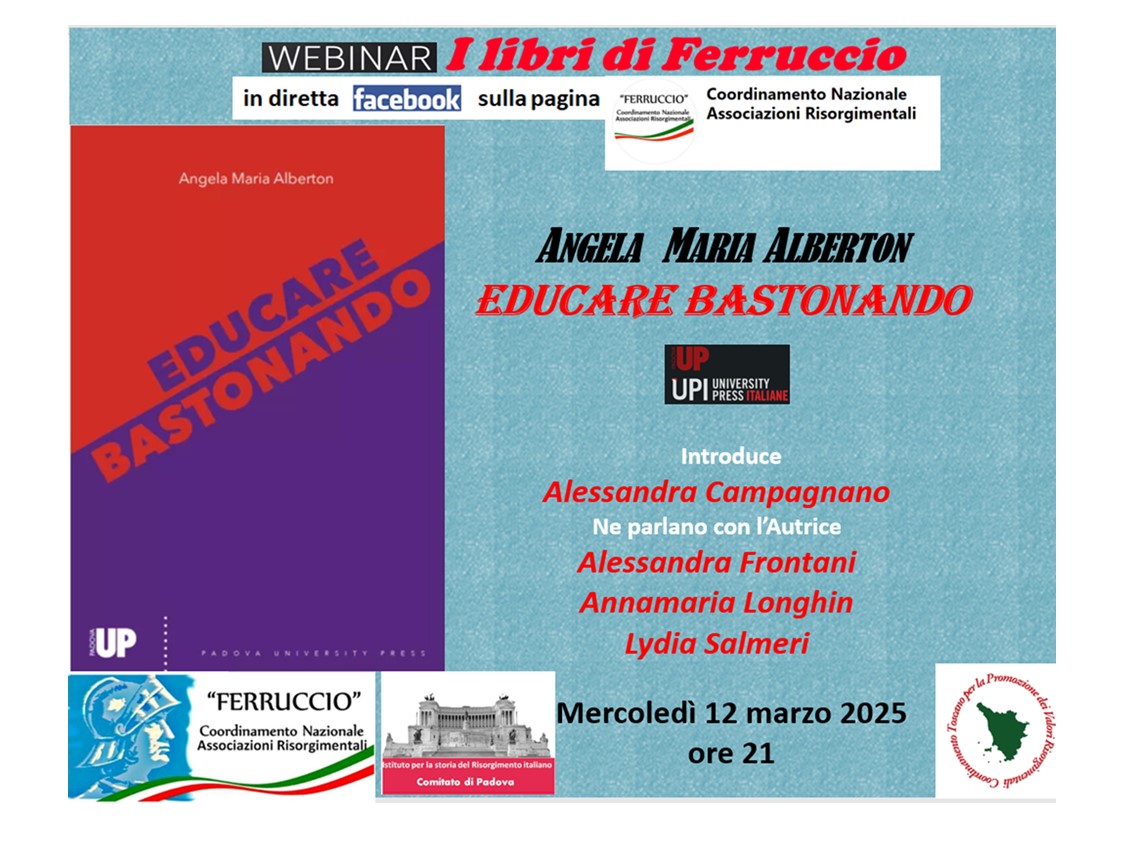 Webinar di presentazione del libro “Educare bastonando” di Angela Maria Alberton