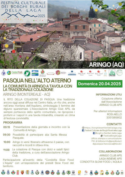 Pasqua nell’Alto Aterno con il Festival Culturale dei Borghi Rurali della Laga