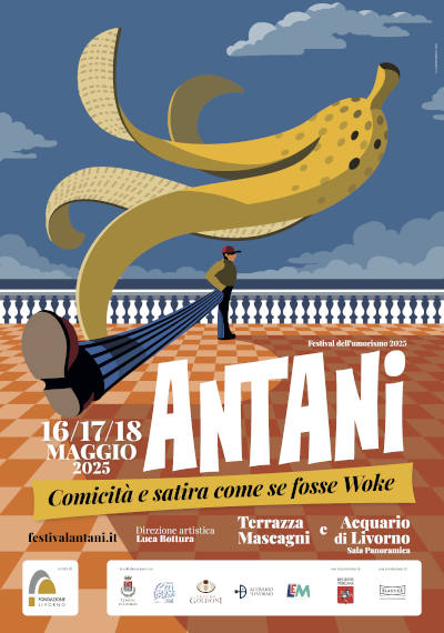 Antani, festival di satira e umorismo torna a Livorno dal 16 al 18 maggio. Nell’edizione “woke” anche Enrico Bertolino e Charlie Hebdo