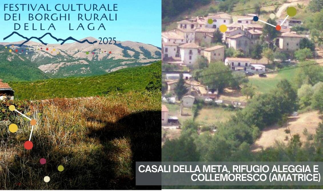 Amatrice e i suoi paesi al centro del nuovo evento del Festival Culturale dei Borghi Rurali della Laga
