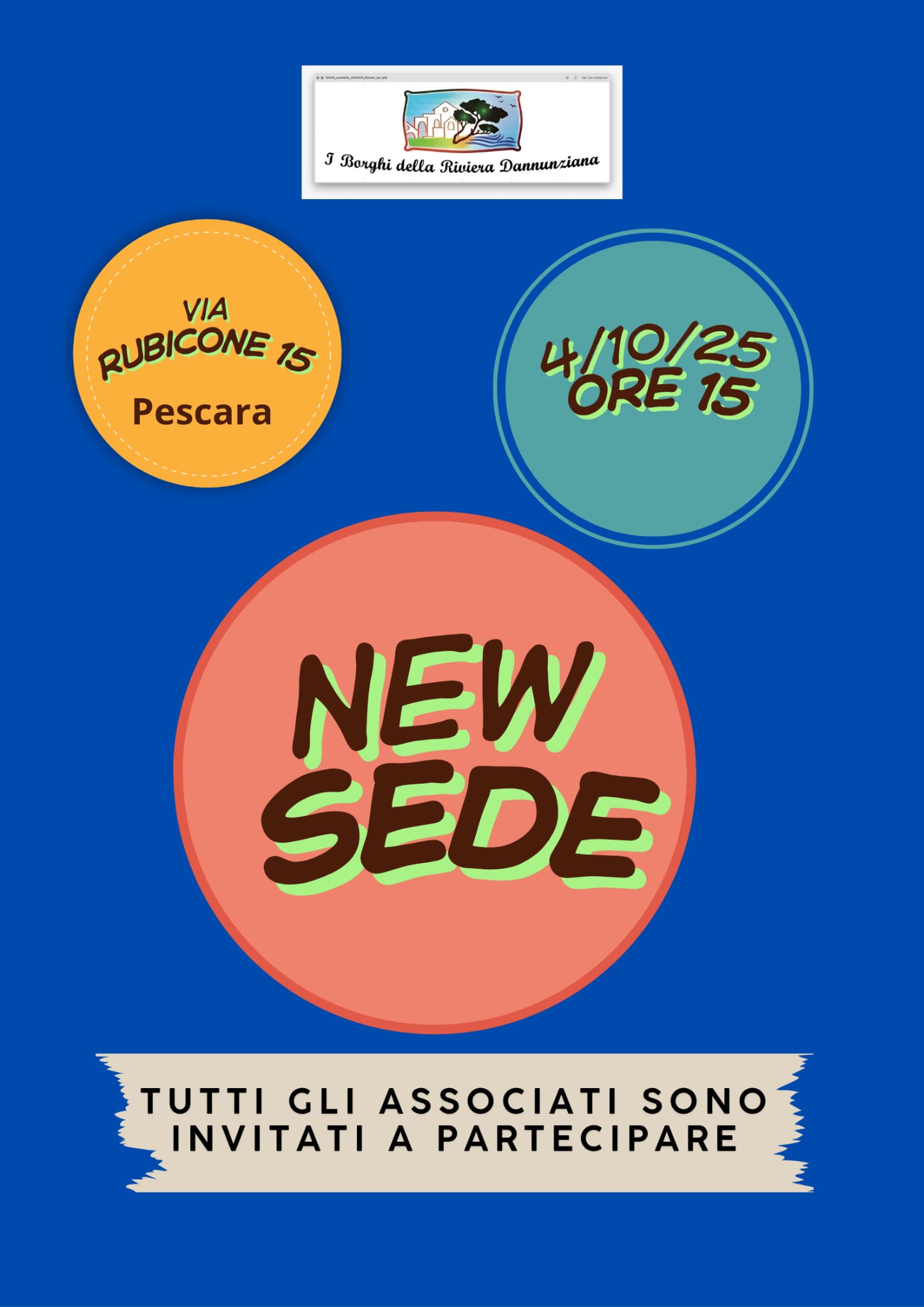  Inaugurazione sede I Borghi della Riviera Dannunziana