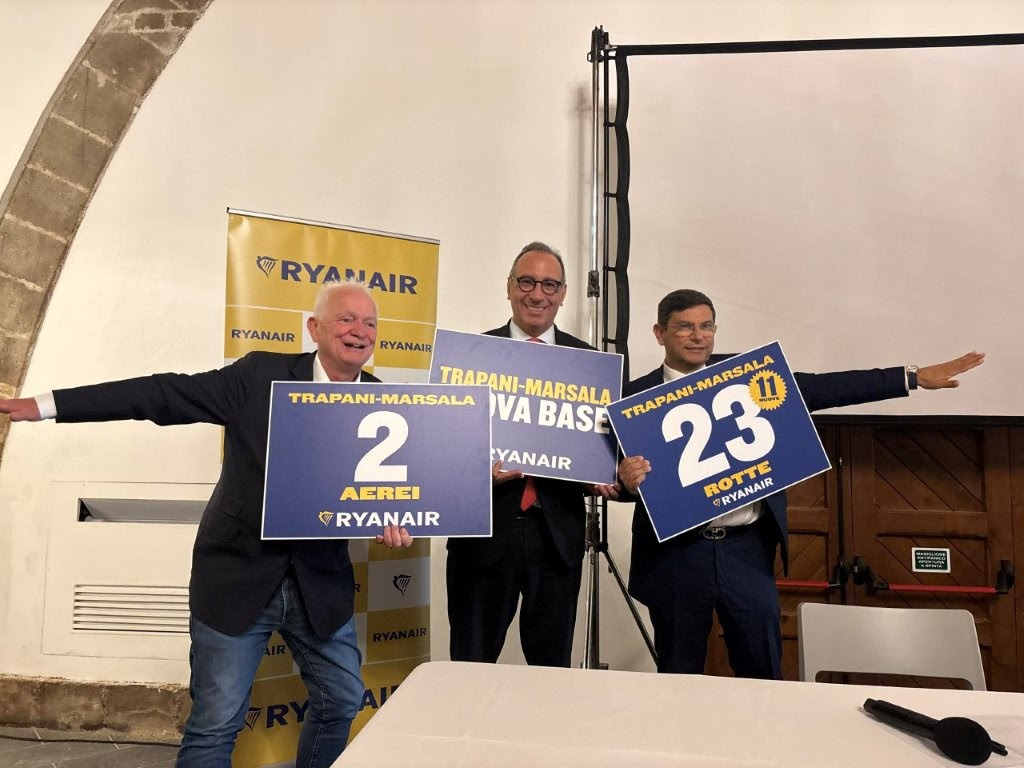 Dopo l’abolizione dell’addizionale comunale da parte della Regione Siciliana, Ryanair apre una nuova base a Birgi