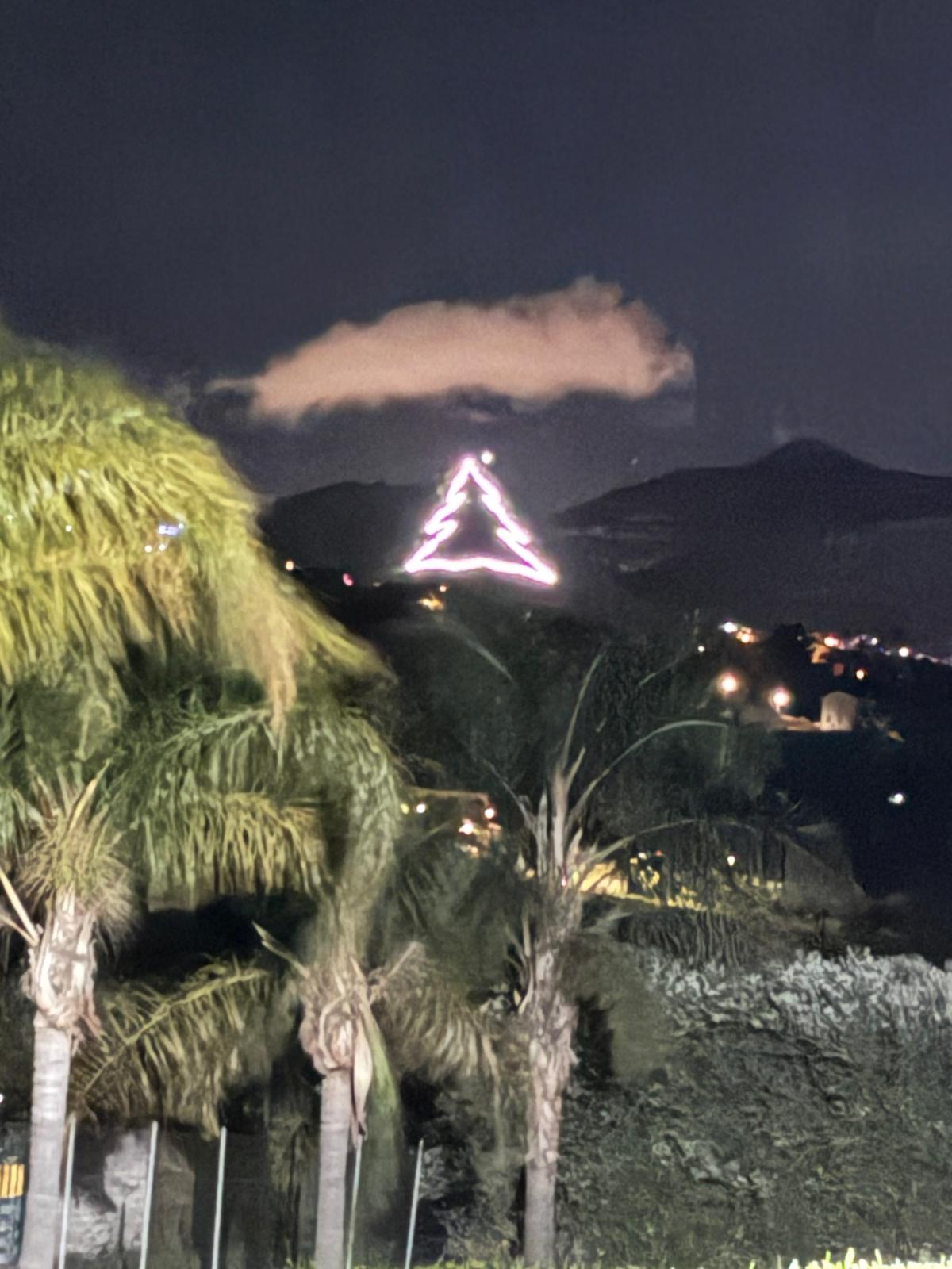 L’Albero di Natale più grande della Sicilia è stato realizzato a Montelepre