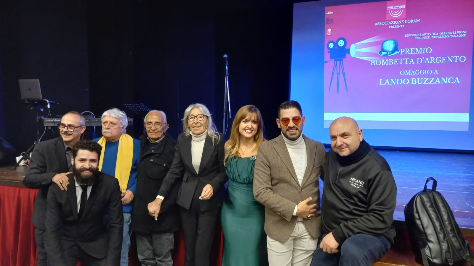 Palermo celebra Lando Buzzanca: successo per la prima edizione del Premio Bombetta d’Argento