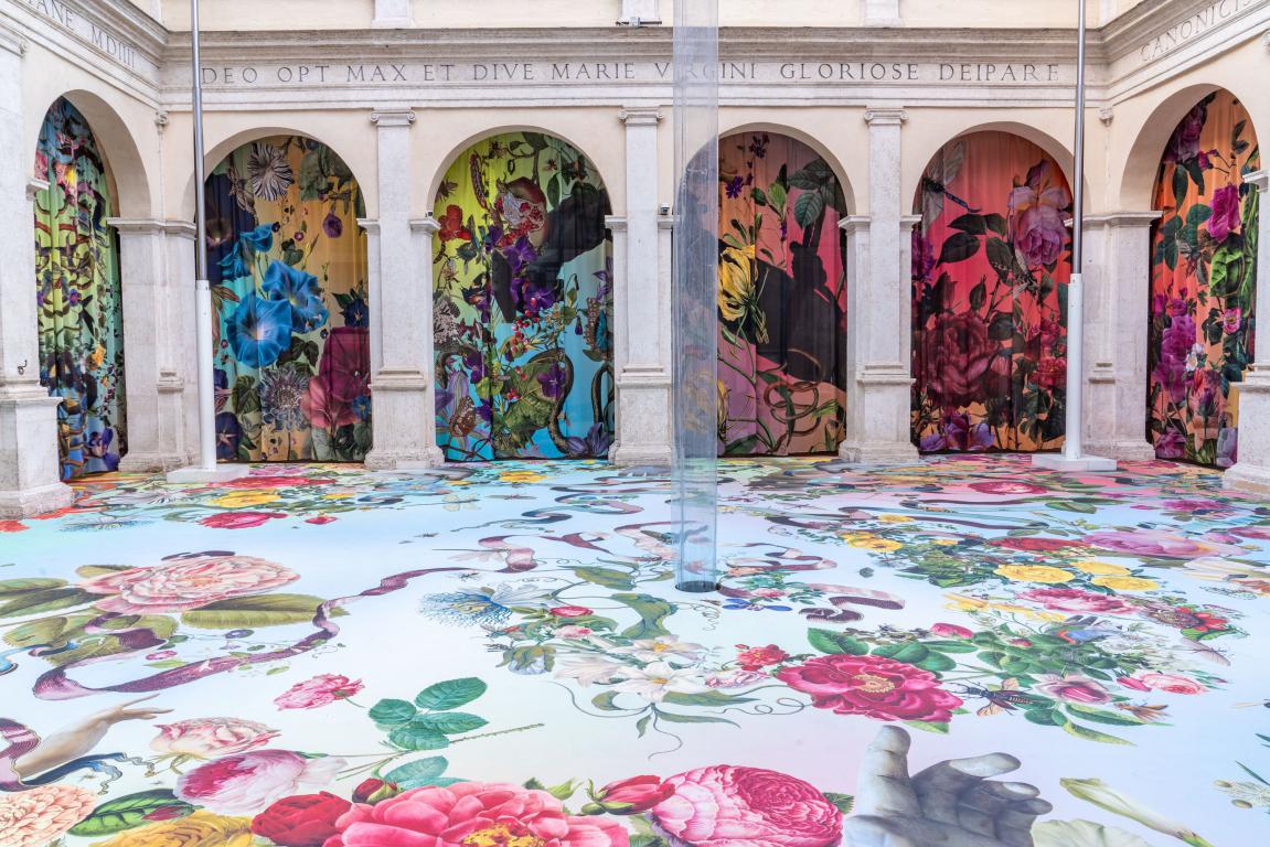 Chiostro del Bramante: la mostra “Flowers” prosegue fino al 22 febbraio. Oltre 300 mila i visitatori finora.
