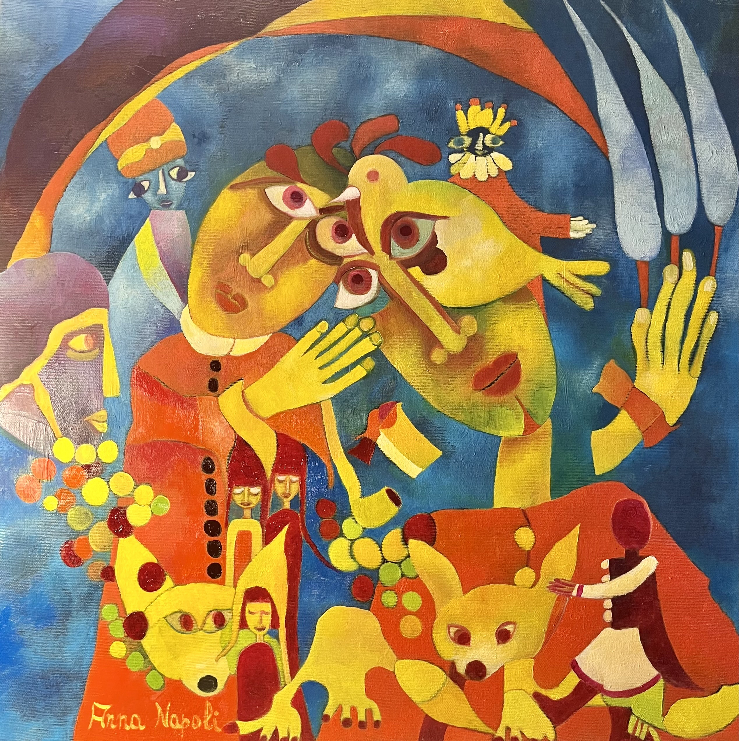 Anna Napoli: il Cantico dei Cantici tra segno e colore. Lo sguardo critico di Massimiliano Reggiani