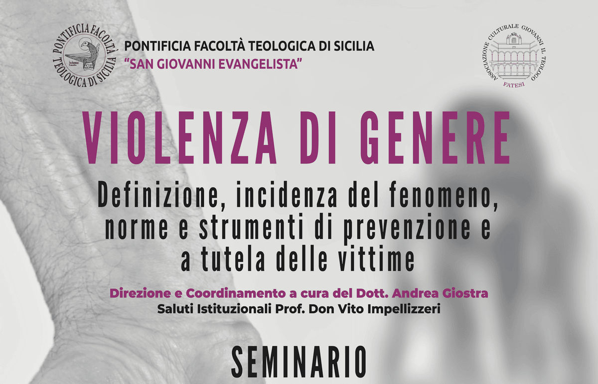 Giornata della Donna: la Facoltà Teologica di Sicilia pubblica i video sui seminari contro la violenza di genere