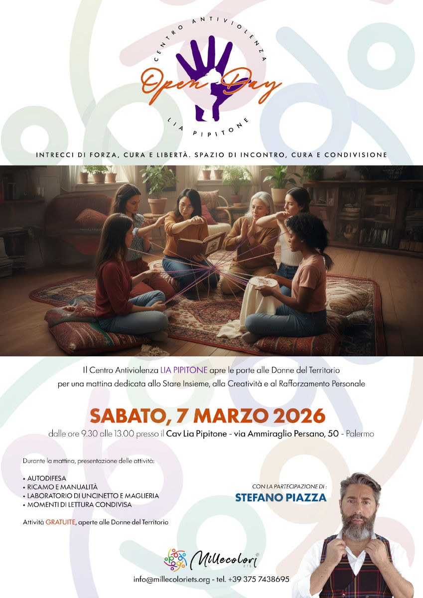 Open Day Centro Antiviolenza Lia Pipitone a Palermo
