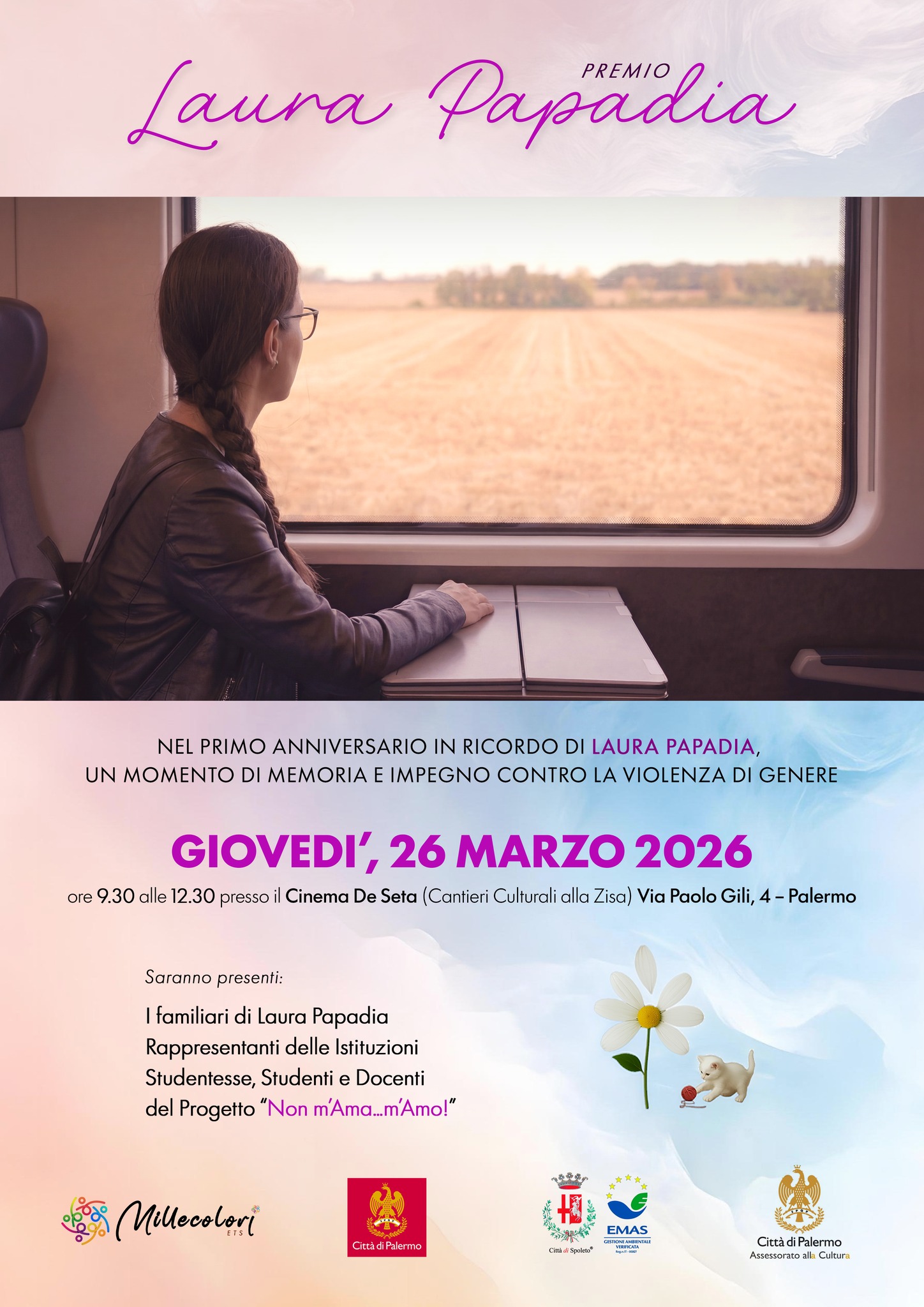 Premio Laura Papadia a Palermo: studenti e istituzioni contro la violenza di genere