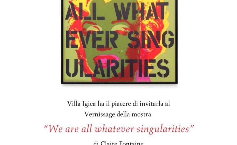 Le Carnet Mondain di Palermo per il collettivo di Claire Fontaine