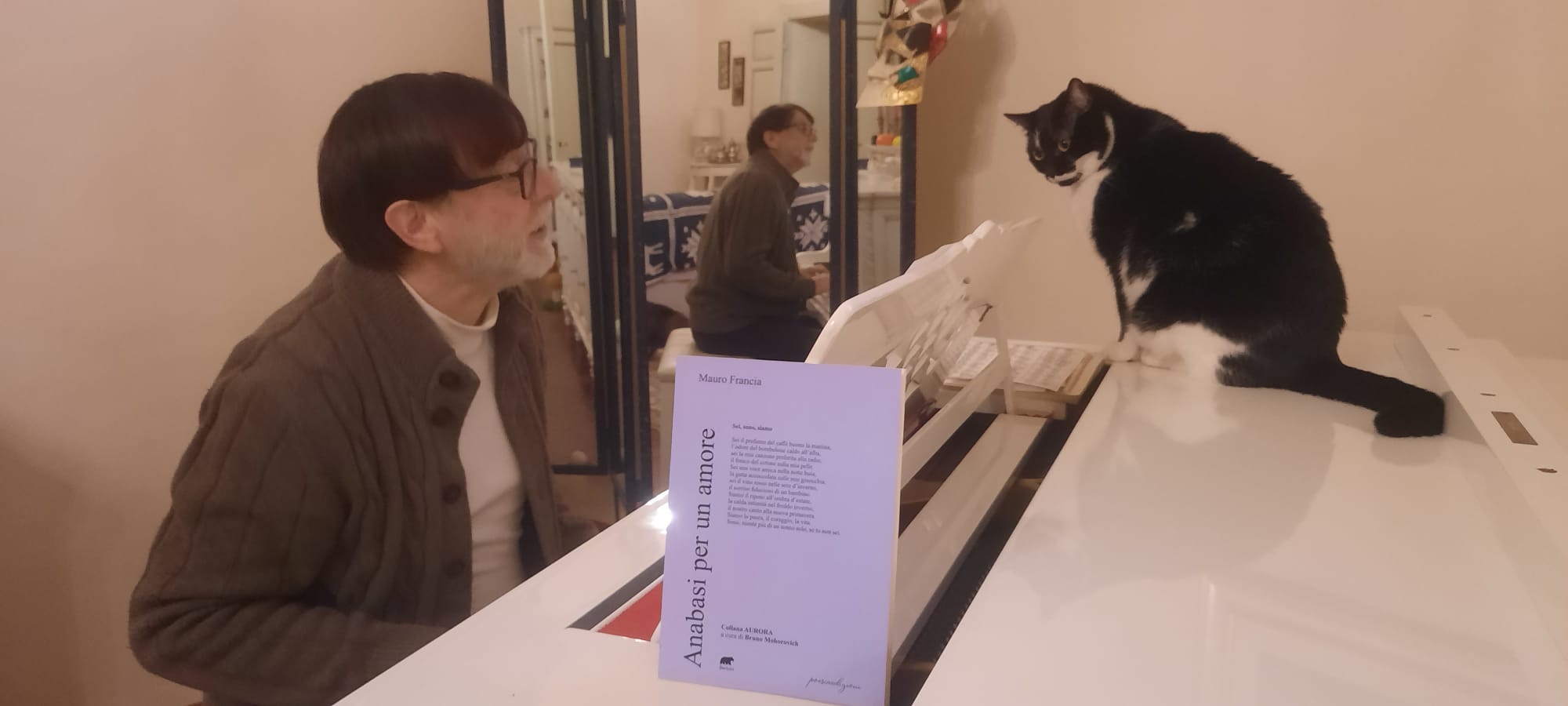 Mauro Francia, la poesia che “sa di amore”: in libreria “Anabasi per un amore”