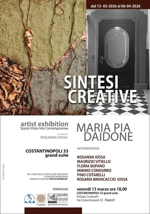 “Sintesi Creative”: a Napoli la mostra di Maria Pia Daidone alla Grand Suite Costantinopoli33