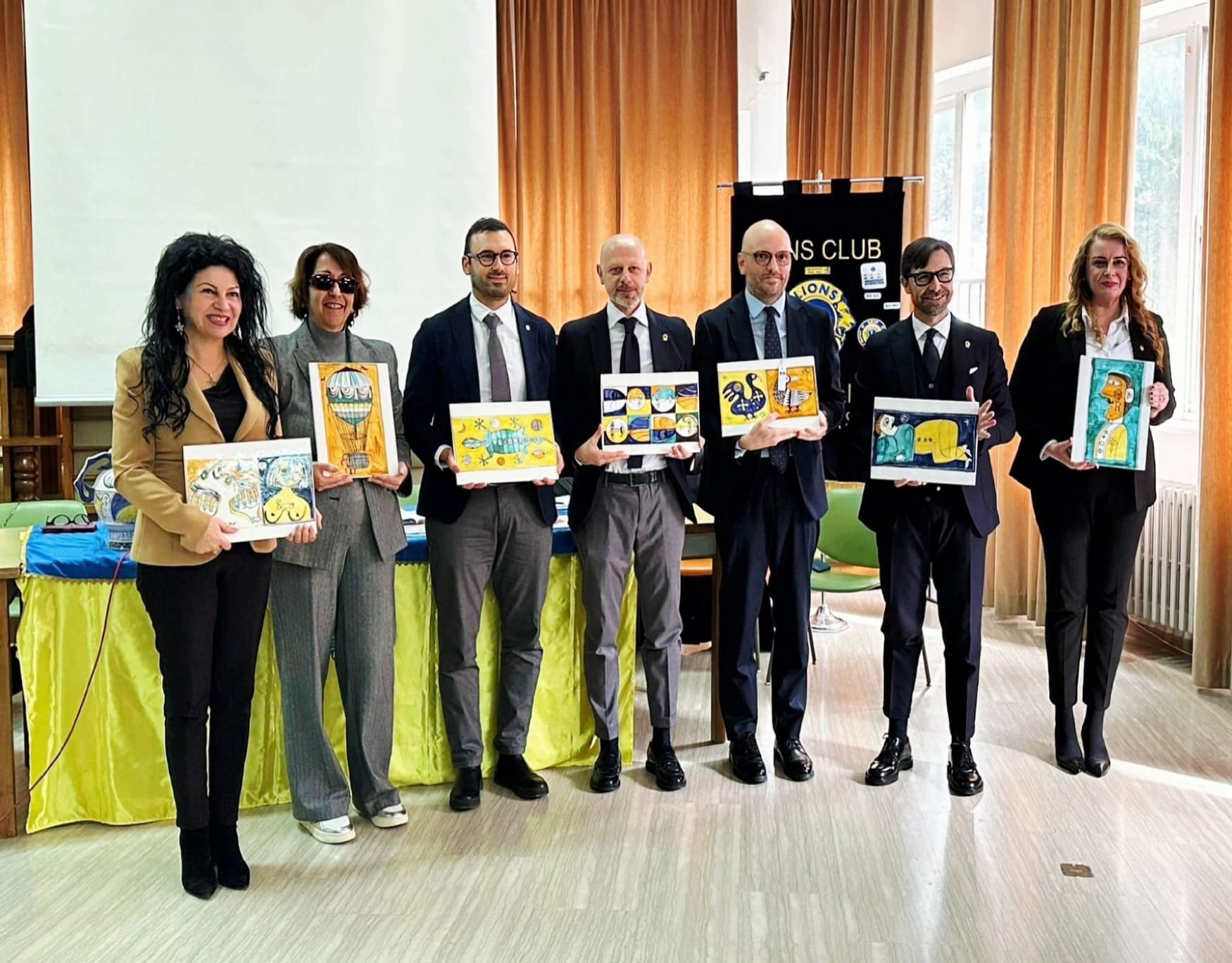Comunicato stampa- Lions Club Isola del Gran Sasso Valle Siciliana A Castelli la gentilezza diventa valore civico e progetto di umanità