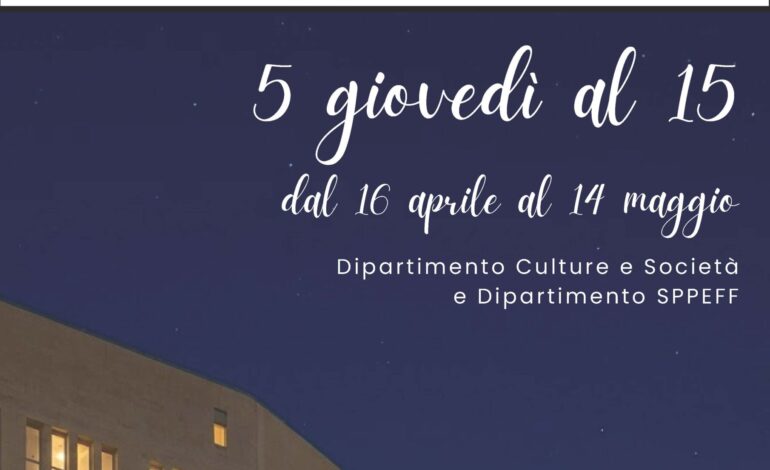 “Le tante epifanie della razza” di Marco Antonio Pirrone si presenta giovedì 16 aprile alla Gipsoteca di viale delle Scienze nell’ambito di “5 giovedì al 15”