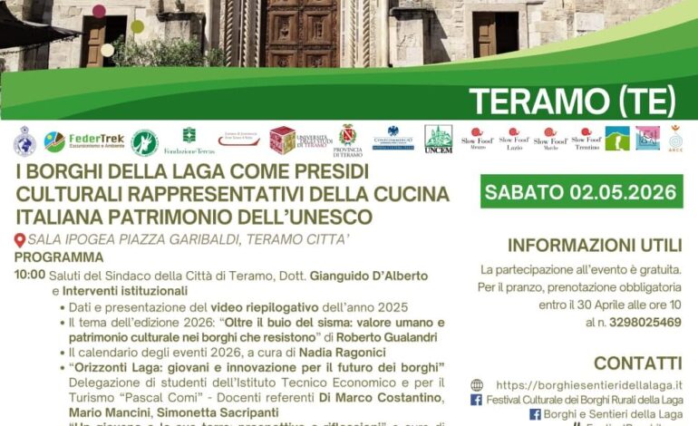 Il Festival Culturale dei Borghi Rurali della Laga a Teramo con i Presidi Culturali di Continuità