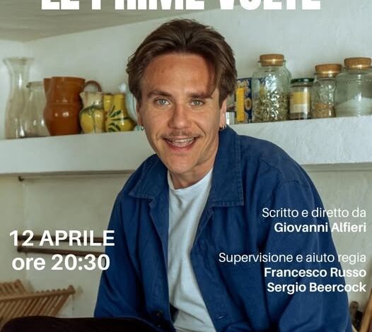 Al Piccolo Teatro dei Biscottari, domenica 12 aprile, il progetto di residenze artistiche prosegue con “Le prime volte” di Giovanni Alfieri