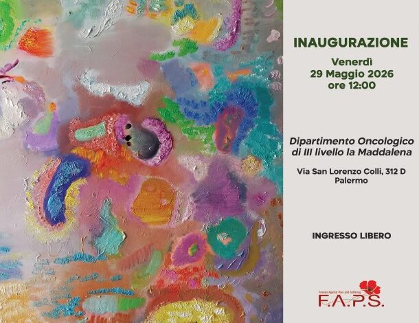 Arte come cura: inaugurata a Palermo la mostra di Adriano Di Bartolo al Dipartimento Oncologico La Maddalena