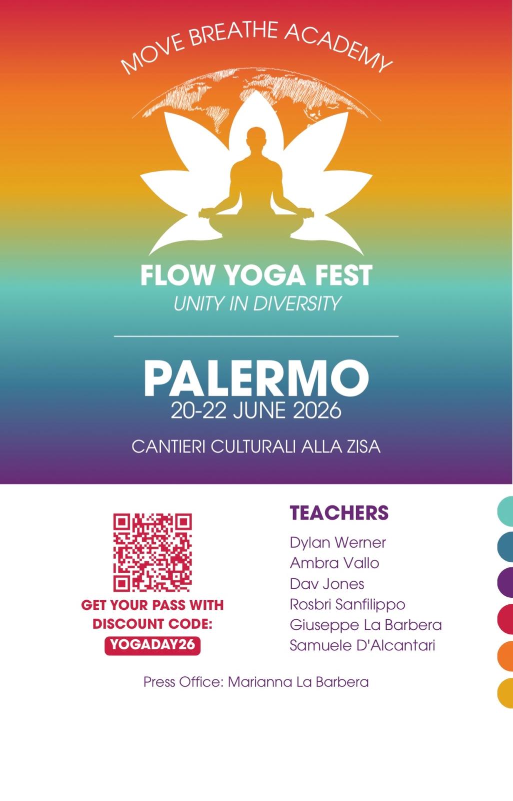 Palermo si appresta a diventare la capitale mondiale dello yoga.
