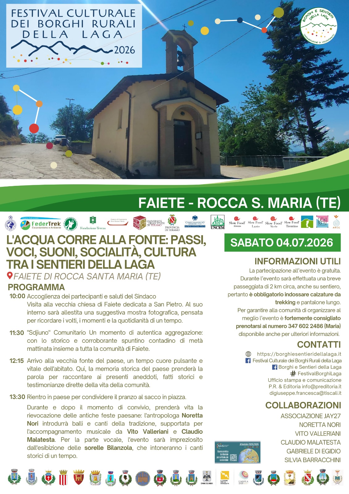 l Festival dei Borghi della Laga celebra il patrimonio immateriale