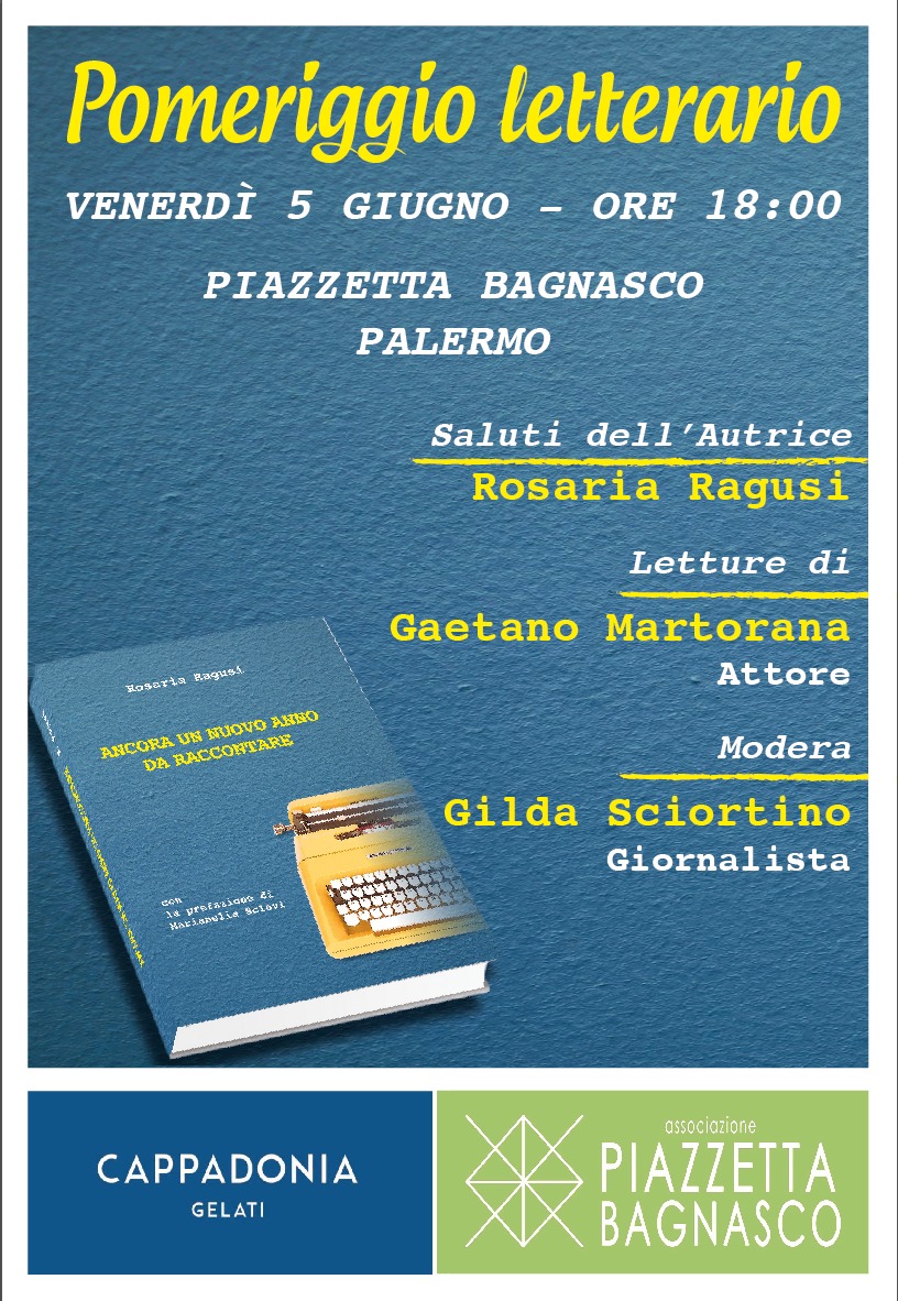 “Ancora un nuovo anno da raccontare”, il romanzo che verrà presentato alle 18 di venerdì 5 giugno in piazzetta Bagnasco