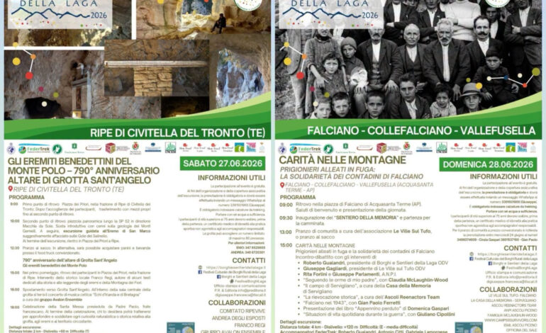 Eremi rupestri, note in grotta e testi della memoria, le nuove emozioni con il Festival itinerante della Laga