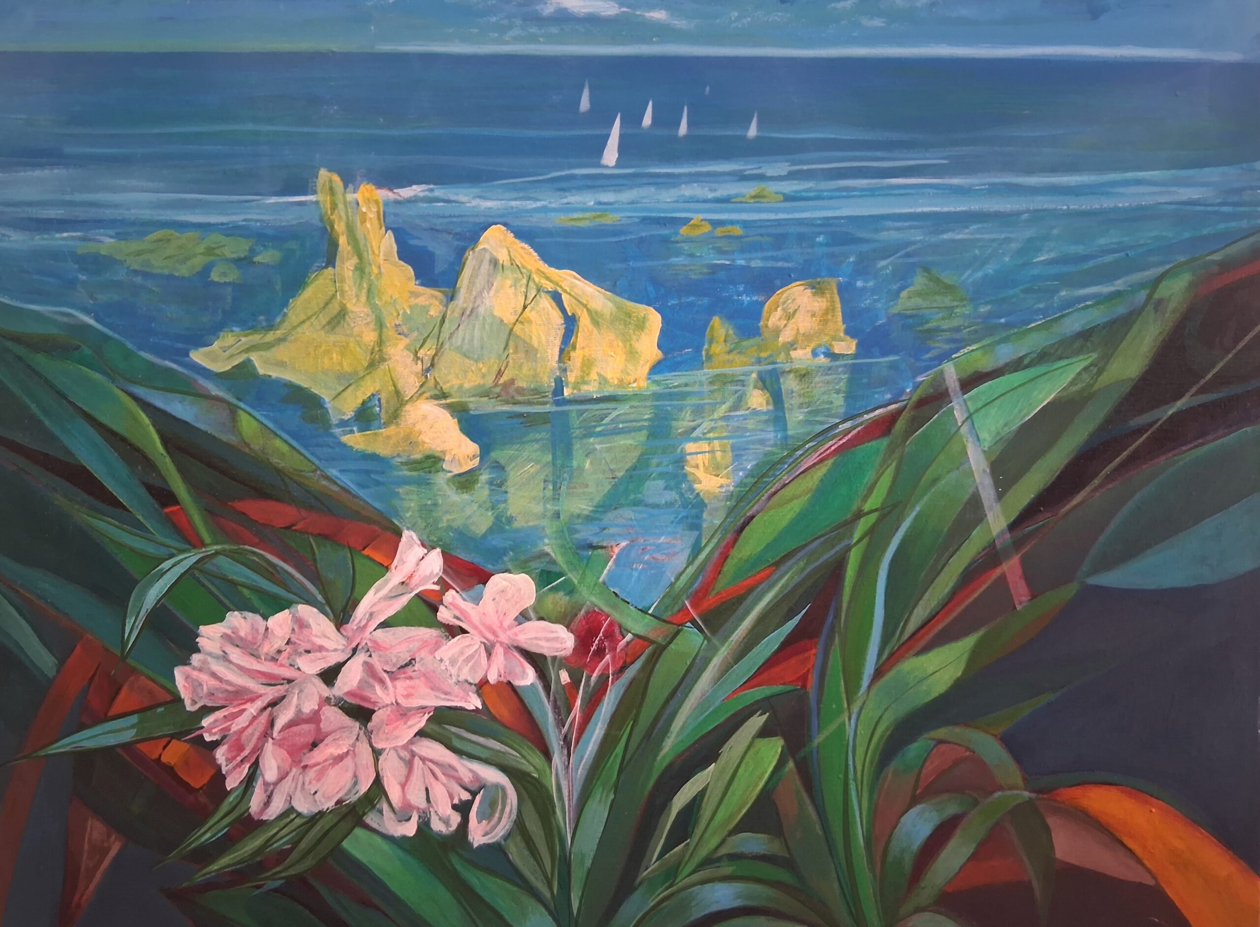 Massimiliano Reggiani illustra “Sotto il cielo di Palermo”: il polittico contemporaneo di Caracozzo e quattro artisti siciliani