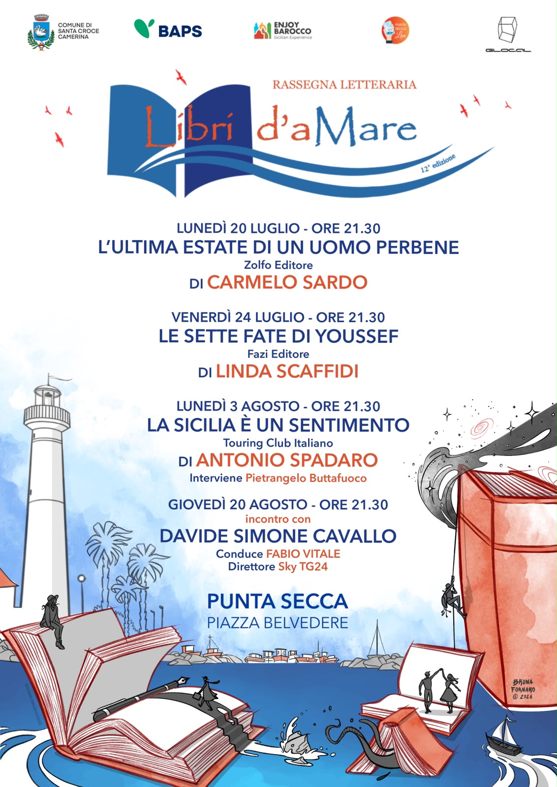 A Punta Secca i libri si presentano, si discutono e si amano al rumore del mare