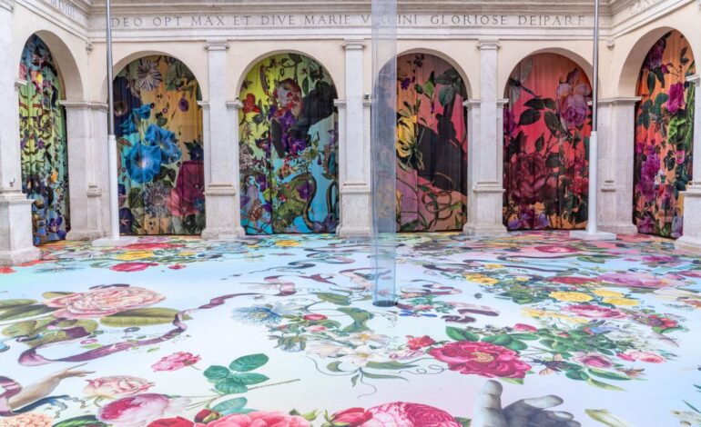 “Flowers. Meravigliosa Natura”: l’estate al Chiostro del Bramante tra arte, scienza e natura
