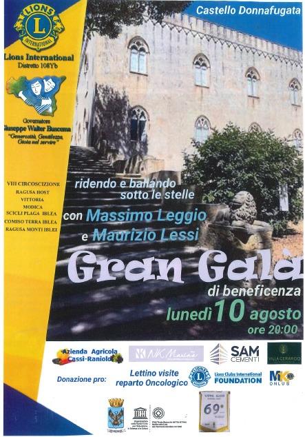 La beneficenza è di casa al Castello di Donnafugata grazie al Lions Ragusa Host