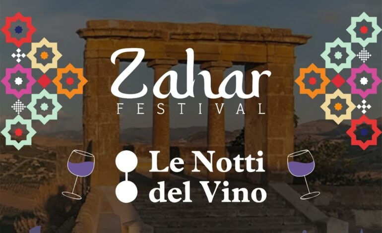 A Sambuca lo Zahar Festival: vino, degustazioni e musica