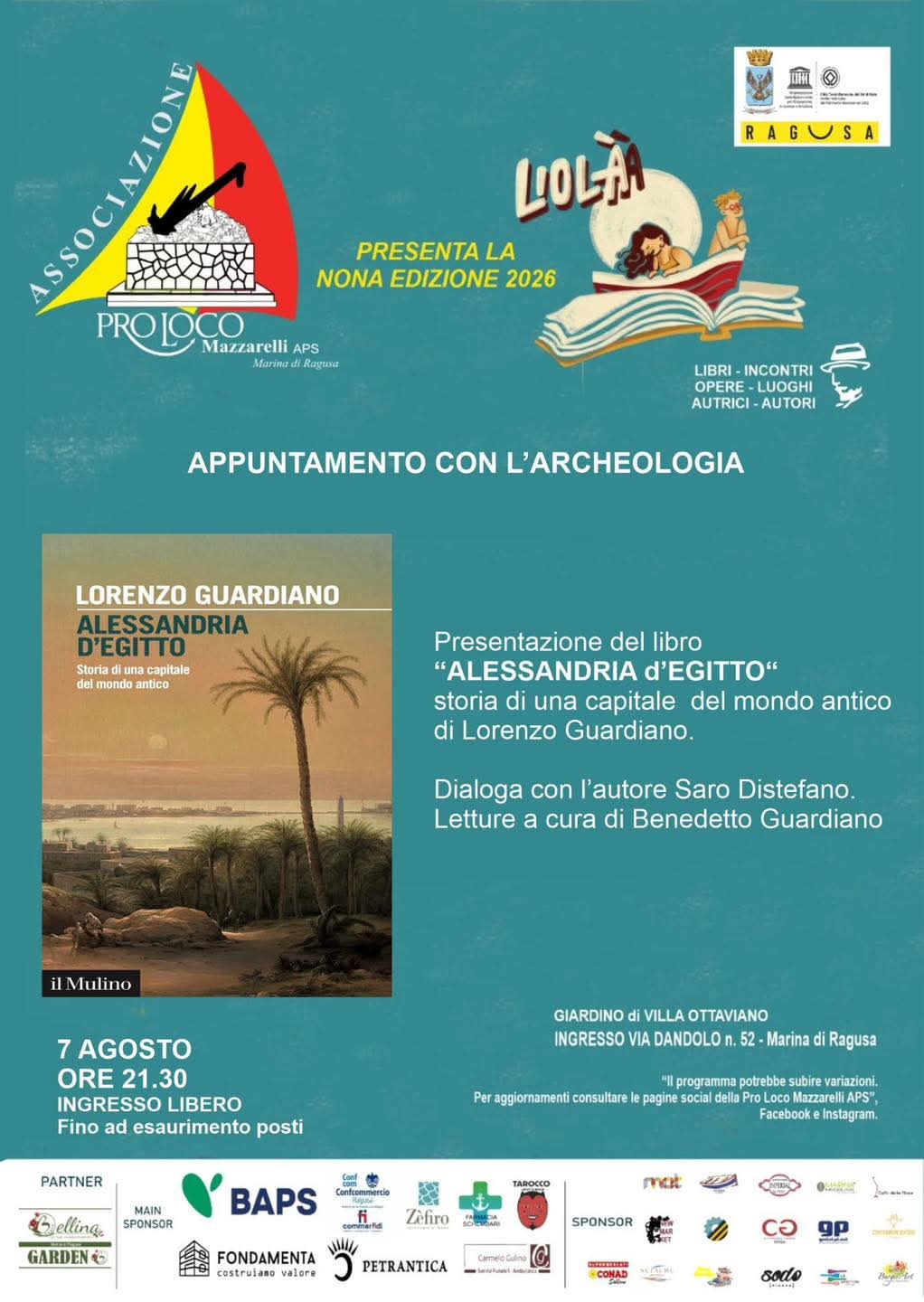 Liolà e la Pro Loco Mazzarelli promotori della cultura a Marina di Ragusa
