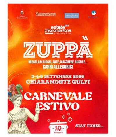 Zuppà 2026: dal 3 al 5 settembre l’imperdibile carnevale estivo a Chiaramonte Gulfi