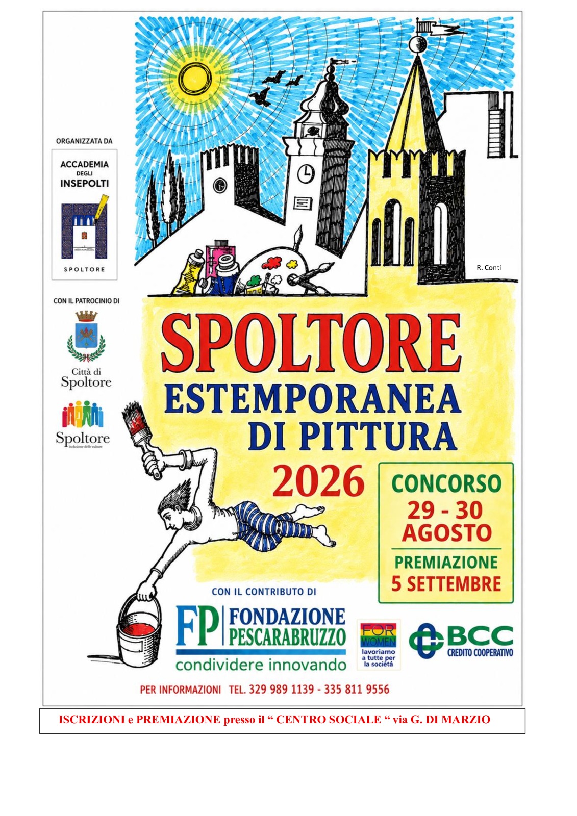 Torna a Spoltore l’estemporanea di pittura