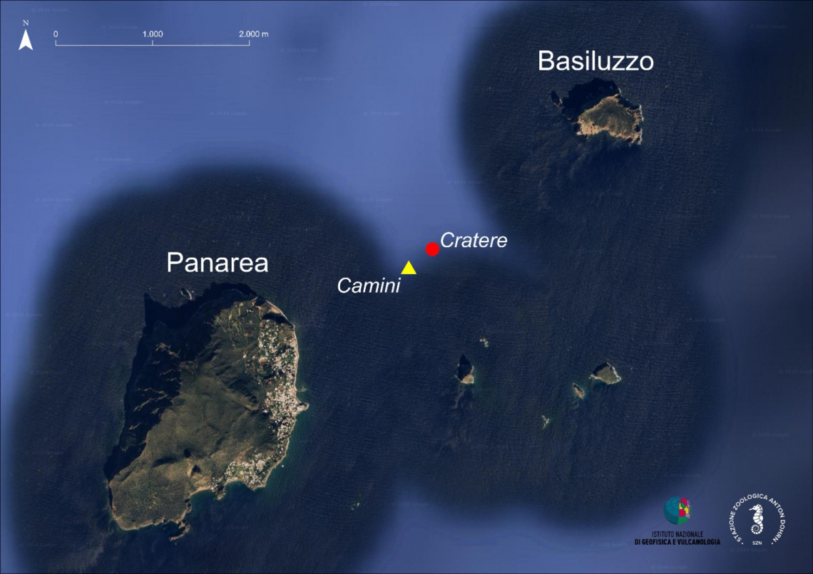 PANAREA | SCOPERTI NUOVI CAMINI IDROTERMALI E UN GRANDE CRATERE SOTTOMARINO AL LARGO DELL’ISOLA