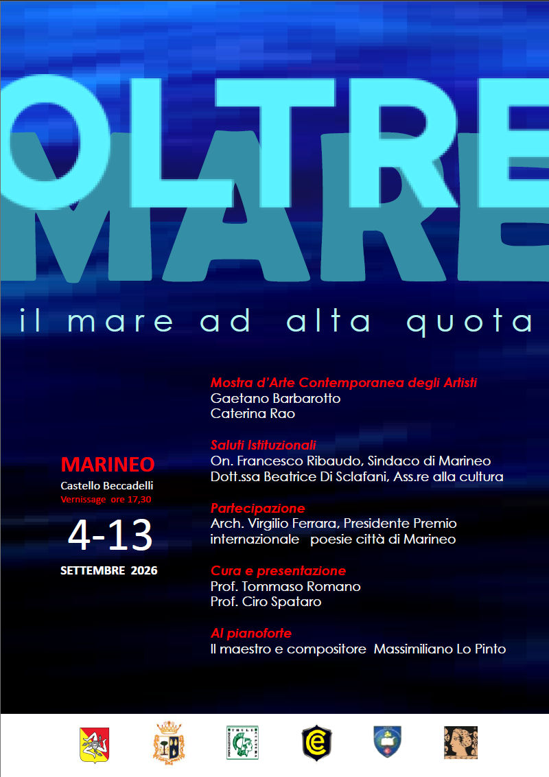 Al Castello Beccadelli di Marineo la mostra degli artisti Gaetano Barbarotto e Caterina Rao “Oltre Mare”