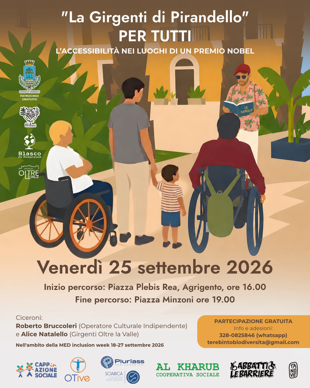 Una passeggiata accessibile per tutti nella Girgenti di Pirandello
