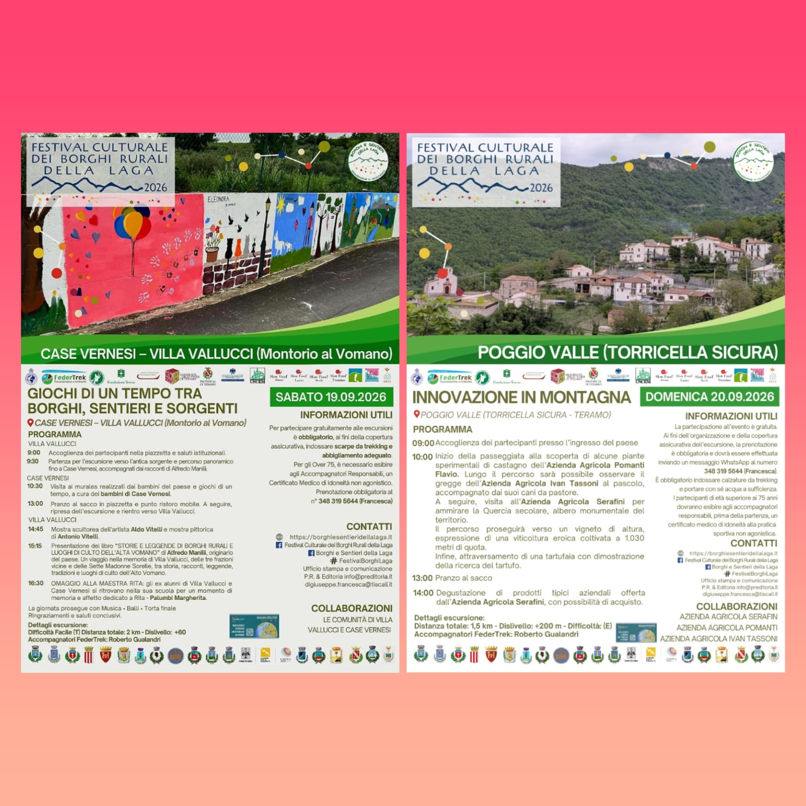 L’agricoltura di montagna tra innovazione e cambiamento, il Festival itinerante della Laga torna nel Teramano