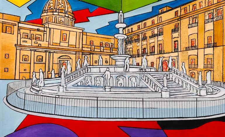 Massimiliano Reggiani racconta Edit: la pittrice abruzzese che svela l’anima geometrica e pop di Palermo