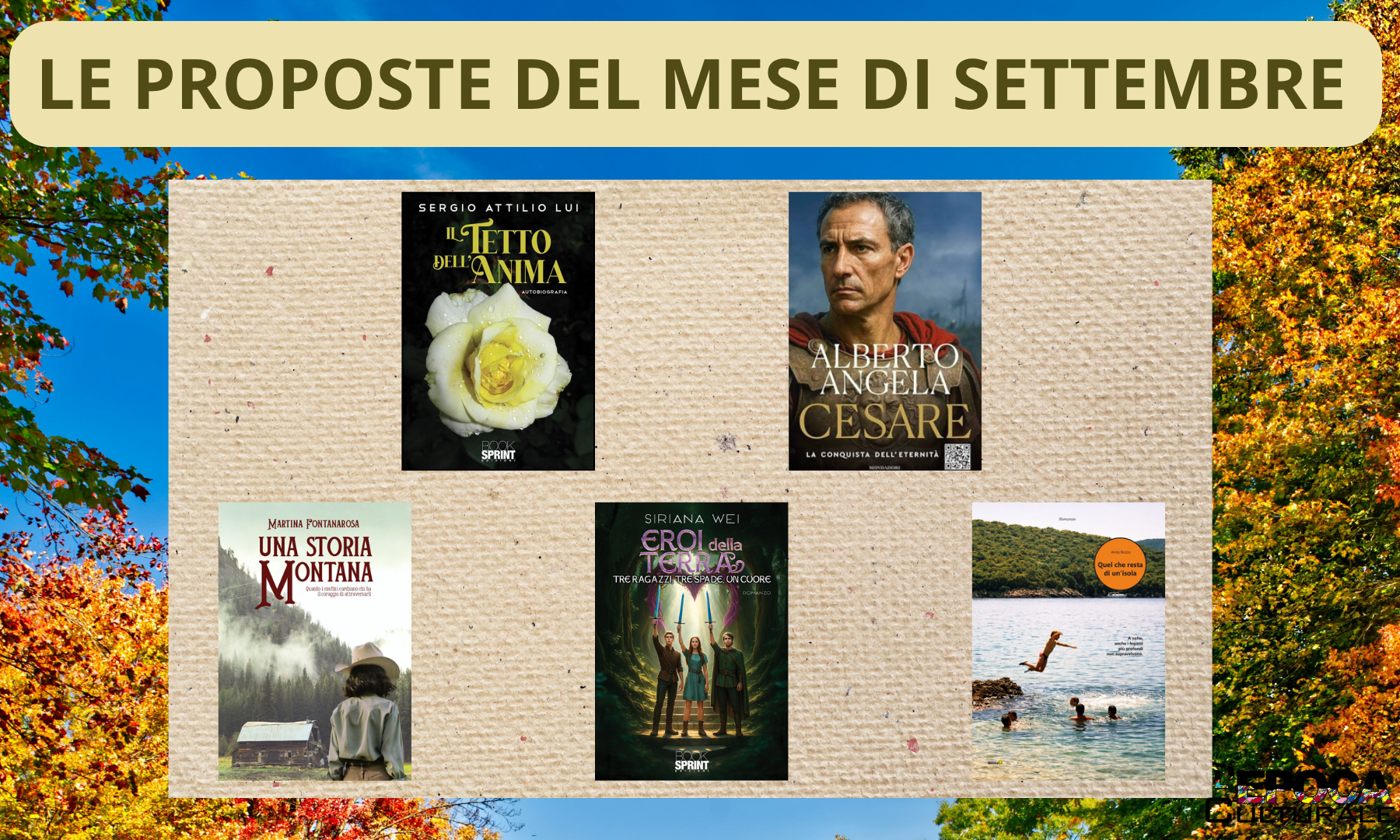 Proposte del mese di Settembre