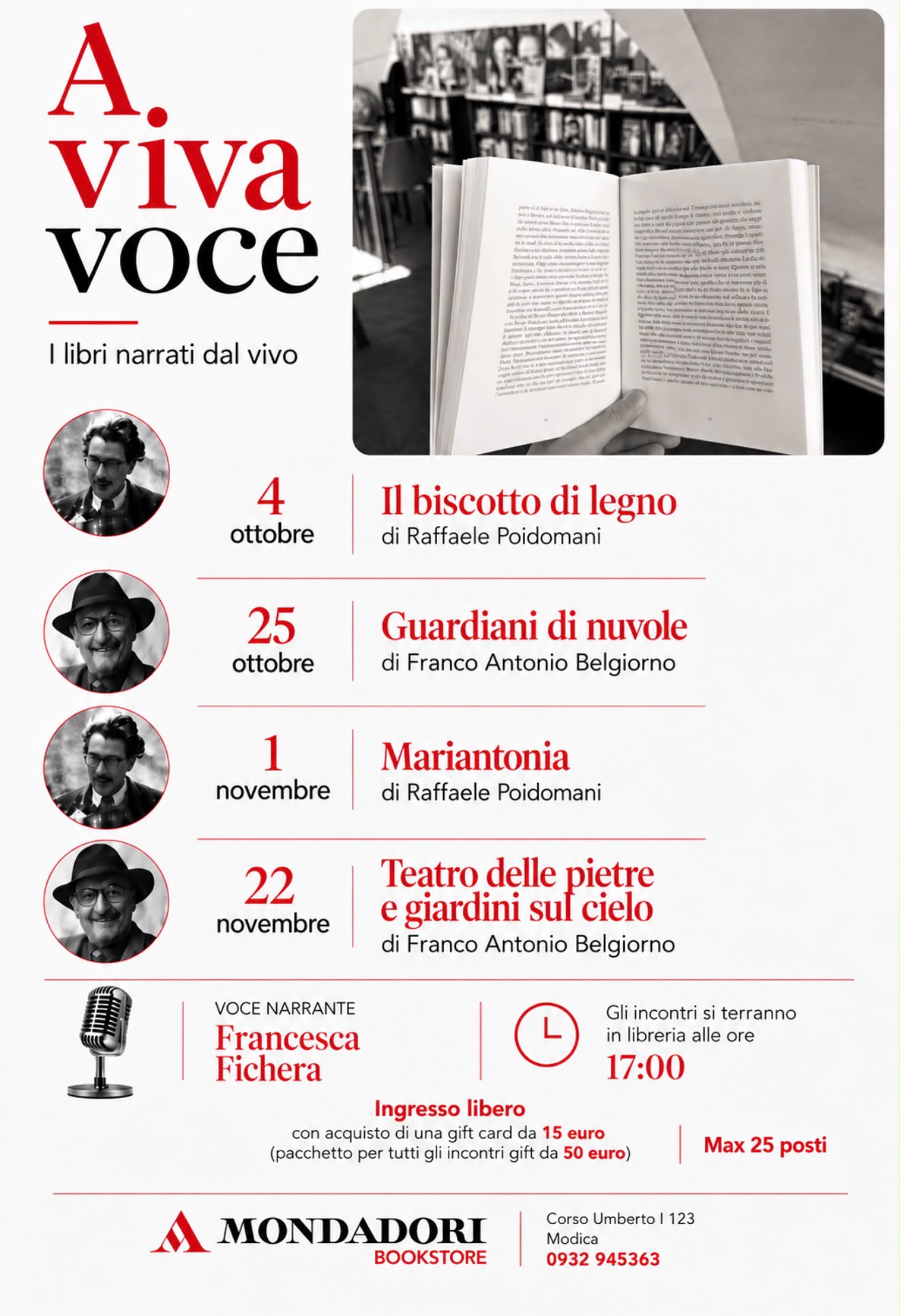 A Viva Voce; i Libri Narrati dal Vivo
