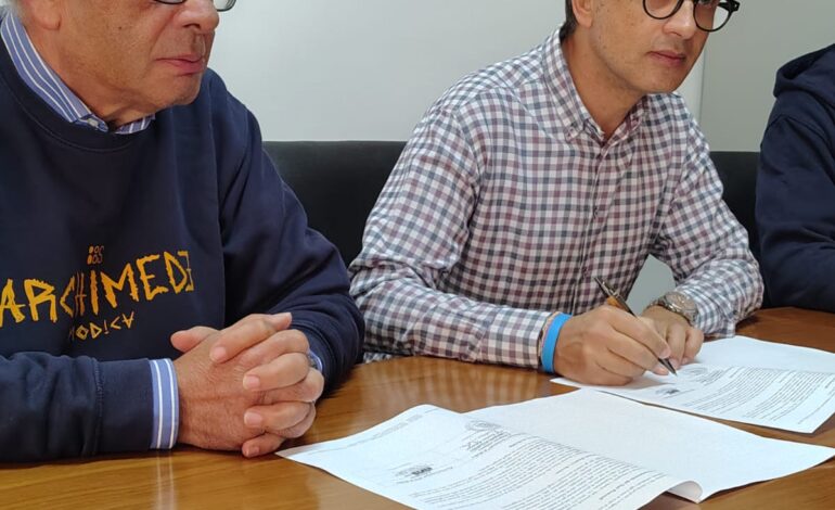 AVIS Modica e Istituto Archimede insieme per la cultura del dono: firmata la convenzione