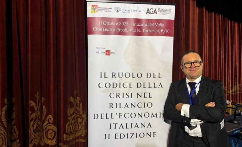 Mazara del Vallo torna capitale giuridico economica con “Il ruolo del Codice della crisi nel rilancio dell’economia italiana”